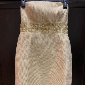 Marchesa Notte Strapless Mini Dress, Size M l US 8